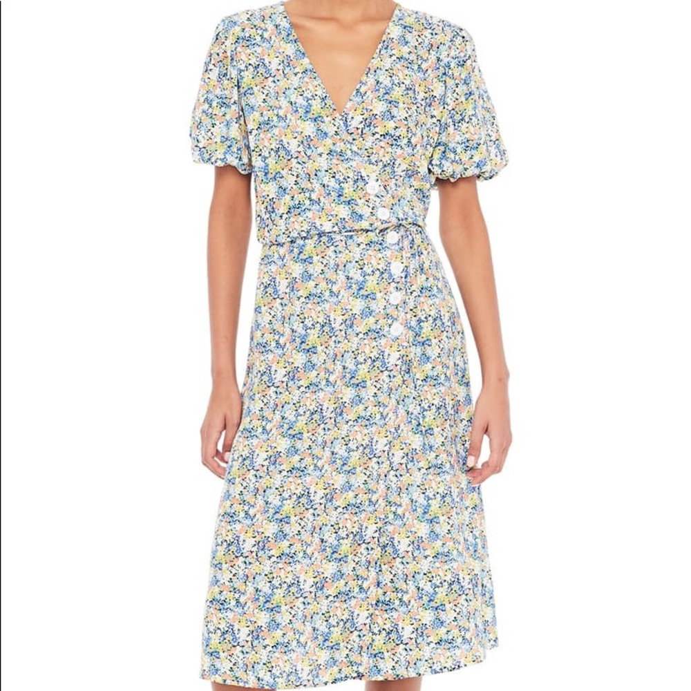 Faithfull The Brand Marta Floral Midi Dress Size 6